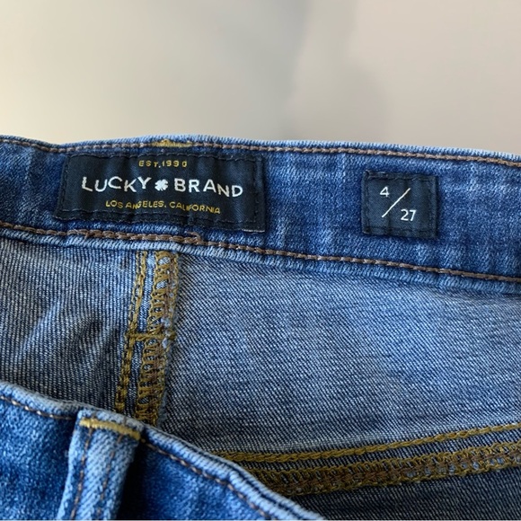 Lucky Brand button up Bridgette skinny blue‎ jeans. Size 4/27 - Picture 3 of 11